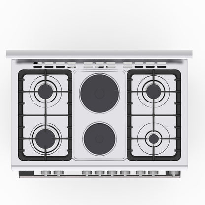 HISENSE GAZINIERE 4 FEUX ET 2 PLAQUES ELECTRIQUES - 90CM- HF942GEES
