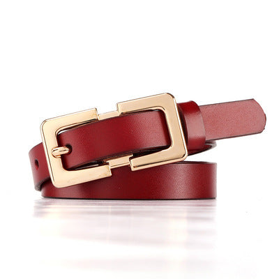 Importé - Ceinture Femme En Cuir Véritable