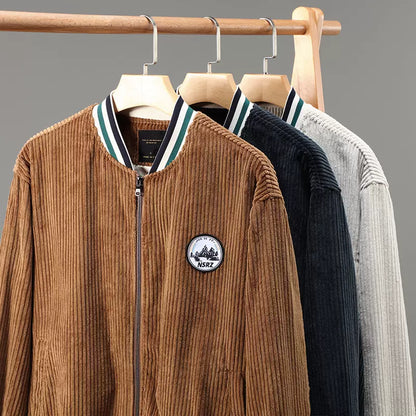Importé -  Cardigan Pull Décontractée Homme En velours Col Monantes 100% Coton