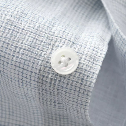 Importé - Chemise Homme Pur Lin Décontractée Manche Longue