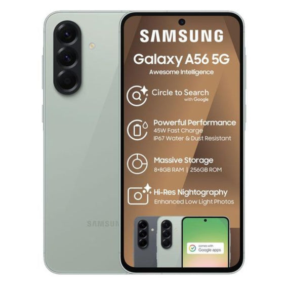 Samsung Galaxy A56 5G - 6.7'' - 256Go / 8Go RAM - 5000mAh - 50Mpx