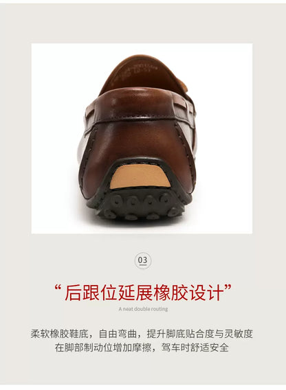 Importé - Chaussure Homme Tod's Style Britannique Tendance 100% Cuir