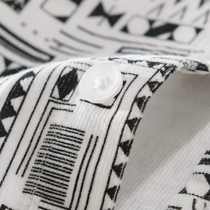Importé - Chemise Homme Pur Coton Ethnique Manches Longues