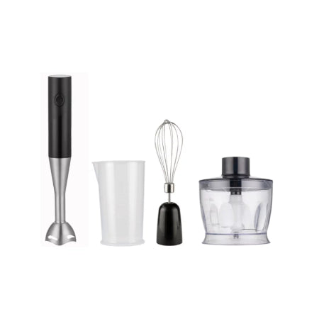 NASCO MIXEUR PLONGEANT A MAIN 4 EN 1 NOIR - NAS-HB3304-TMT