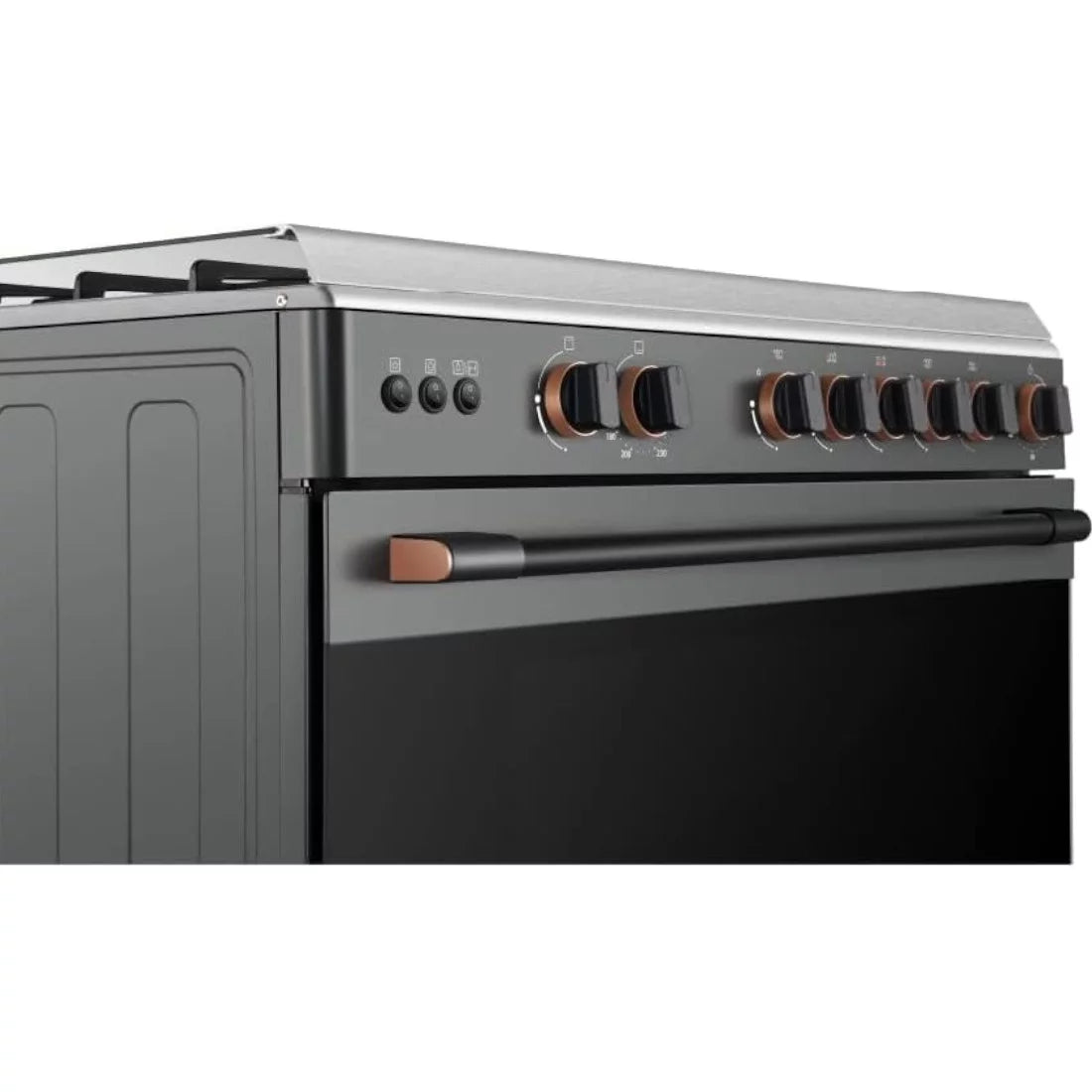TOSHIBA GAZINIERE 5 FEUX GRIS-NOIR ALLUMAGE AUTO - TBA-36LMG5G089KS