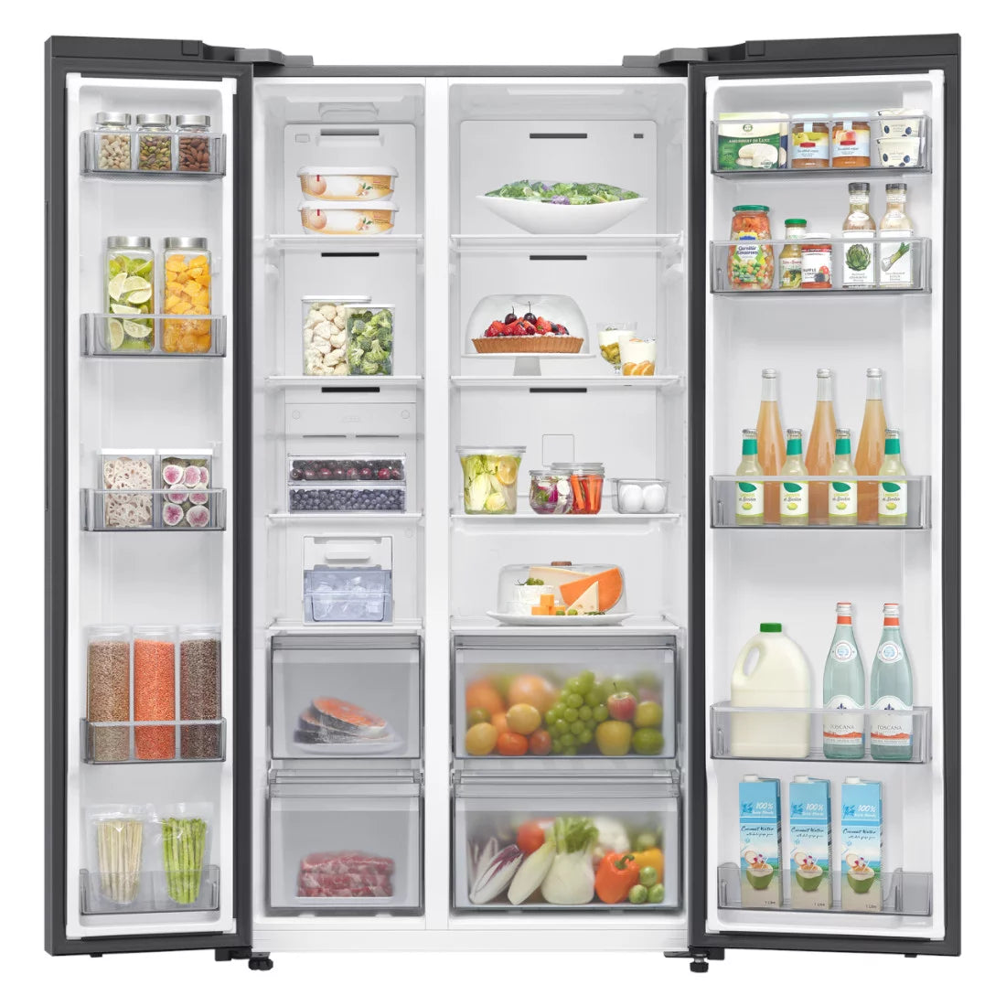 REFRIGERATEUR AMERICAIN DEUX PORTES 635L INVERTER DISTRIBUTEUR D'EAU -RS70F65K3TUT
