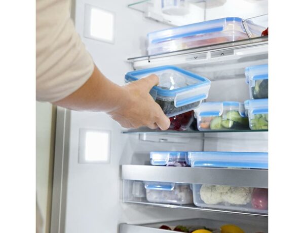 BOITE A PROVISION TEFAL SET DE 5PCS EN PLASTIQUE RECTANGULAIRE