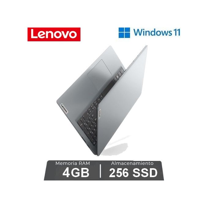 PC LENOVO IdeaPad 1 - 15.6" - Celeron Dual Core - 4Go - 256 SSD - Gris - Win11