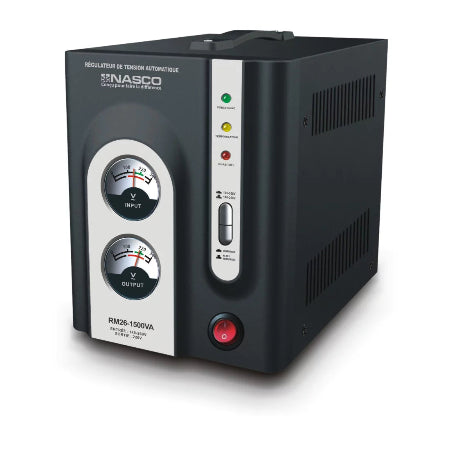 NASCO STABILISATEUR 1500VA COMPTEUR A AIGUILLE - RM26-1500VA