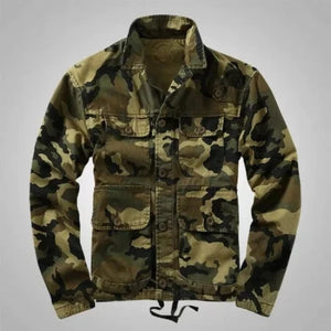Importé - Jacket Camouflage Coton Lourd Homme Manche Longue