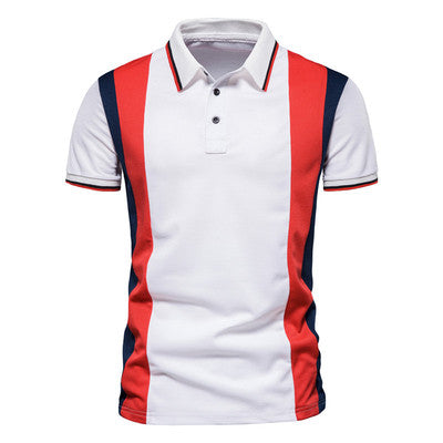 Importé - Polo Slim Fit Homme Décontracté Manche Courte
