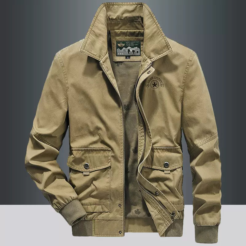 Importé - Jacket Epais Doublé Pur Coton Homme Slim Fit Manches Longues