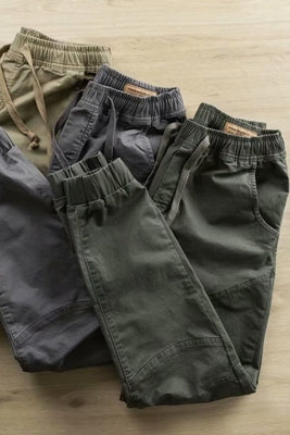 Importé - Pantalon Homme Décontracté  Styles Rétro 100% Coton