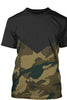 Importé - T-Shirt Camouflage Hommes Décontractés Manches Courtes En Coton