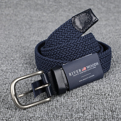 Importé - Ceinture Homme Tendance Elastique Confortable En Cuir Qualité Premium