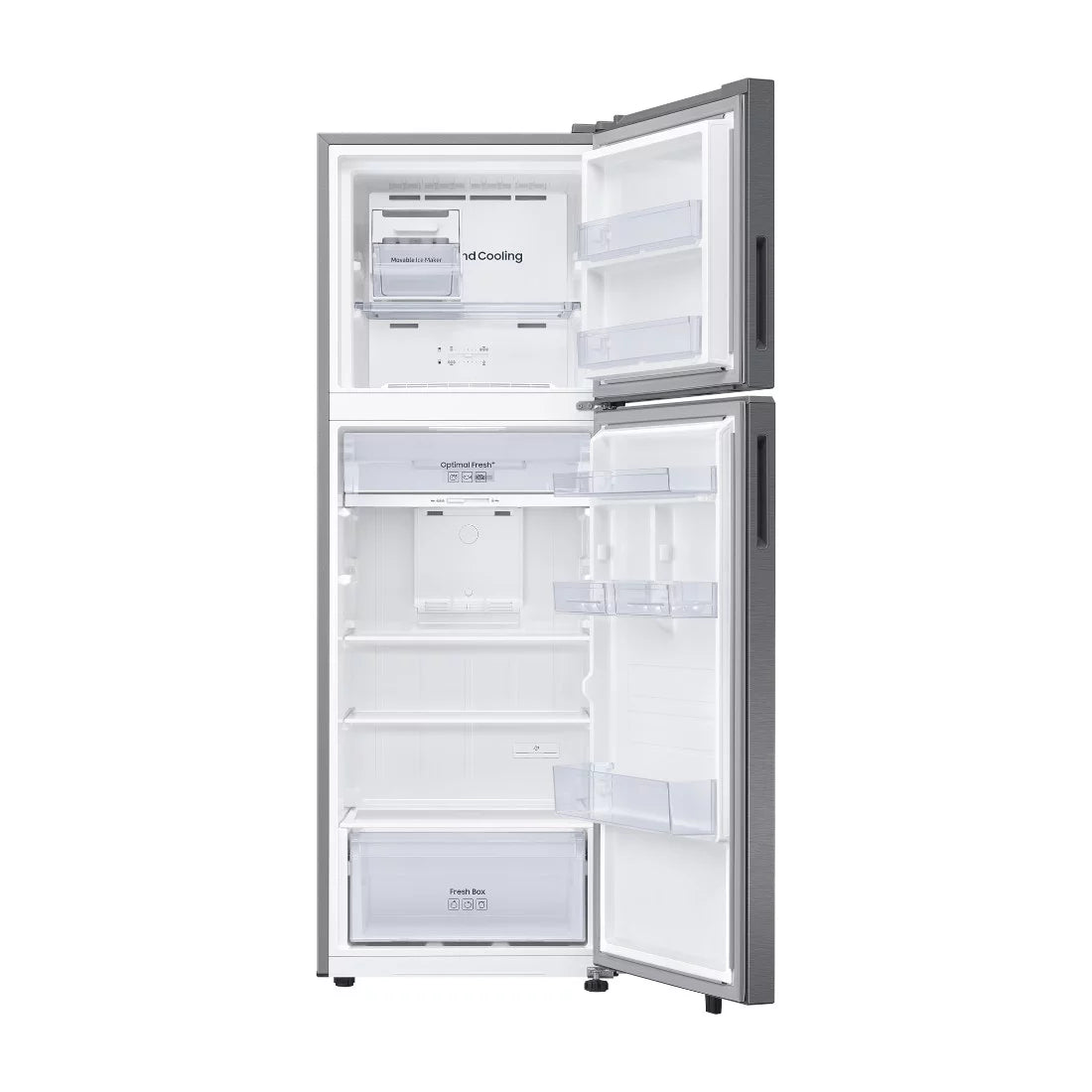 SAMSUNG REFRIGERATEUR DEUX PORTES FROST FREE REFINED INOX 305LT NET - INVERTER - RT31CG5420S9MU