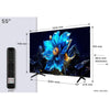 TCL TV QLED GOOGLE 55'' AIPQ PROCESSOR - 55P7K