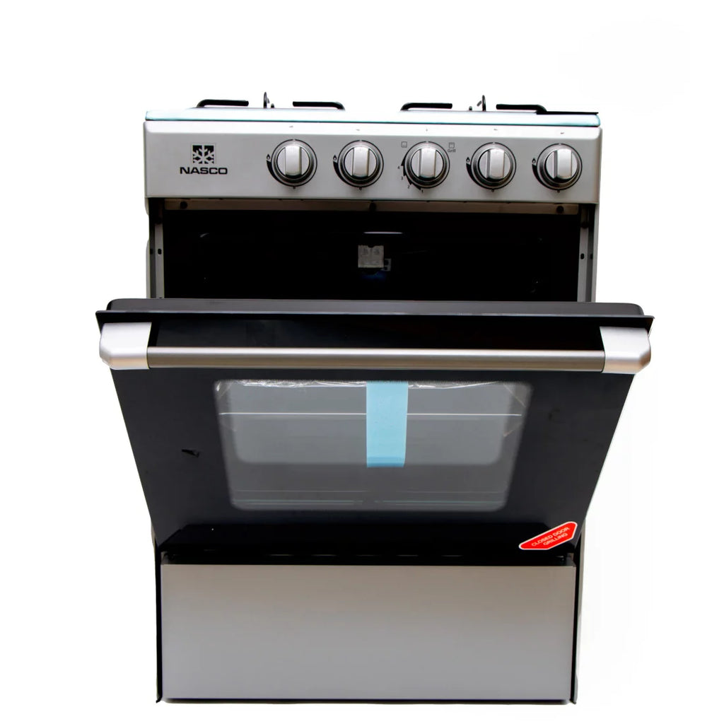 NASCO GAZINIÈRE SNIPER 4 FEUX COUV. VITRÉE – NASGC-SNIPER60S