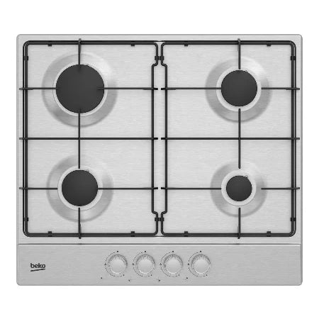 BEKO TABLE DE CUISSON ENCASTRABLE - 4 BRULEURS A GAZ- HIAG64223SX