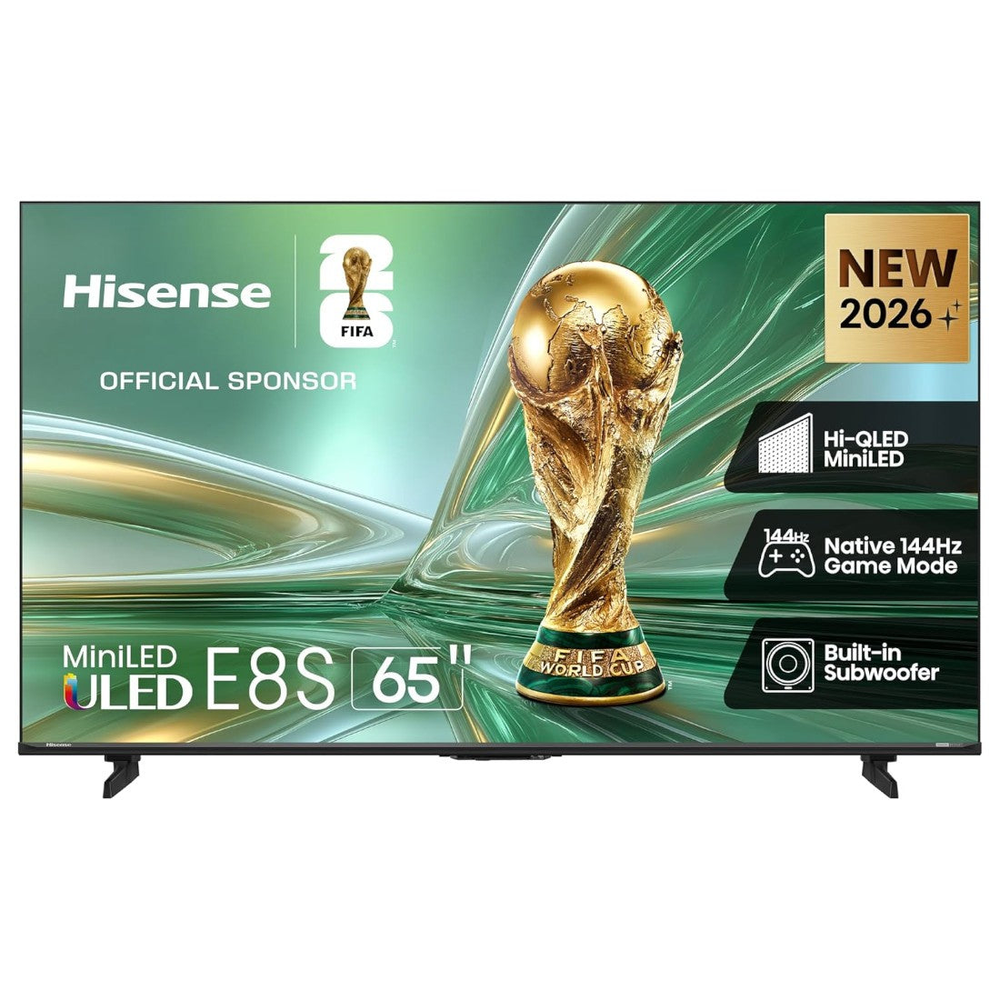 HISENSE CONNECTÉE 65'' VIDAA ULED HI-QLED MINI-LED 144Hz - 65E8S