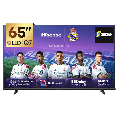 HISENSE TV 65'' QLED CONNECTÉE 144HZ QUANTOM DOT - 65Q7Q