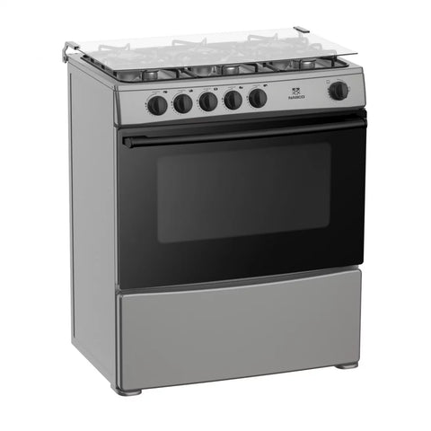 NASCO GAZINIERE 5 FEUX COUVERTURE VITREE 80x60CM - NASGC-AMG80S