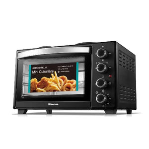 HISENSE MINI FOUR ET PLAQUE CHAUFFANTE ELECTRIQUE - 28 LIT - NOIR - H28TOBKPKL16