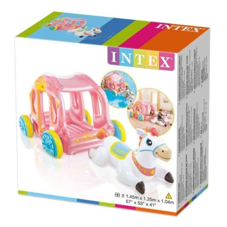 AIRE DE JEUX GONFLABLE-FORME CAROSSE-145X135X104CM-INTEX