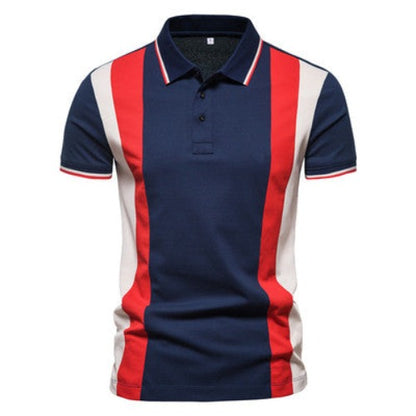 Importé - Polo Slim Fit Homme Décontracté Manche Courte