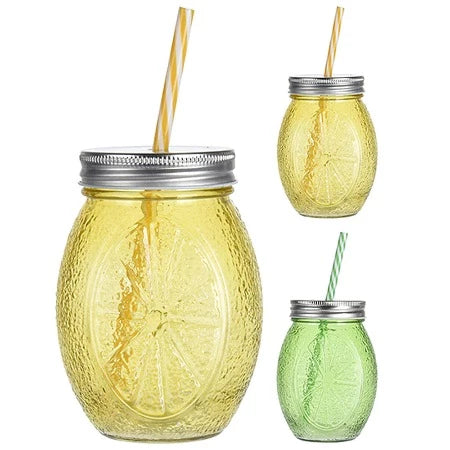 Bocal+Paille-500ml-Asst