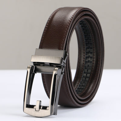 Importé - Ceinture Homme Confortable En Cuir Verni Premium