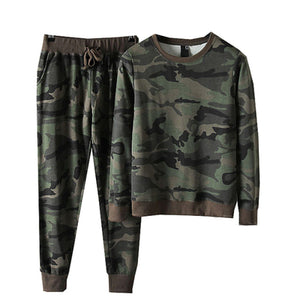 Importé - Ensemble pull camouflage Homme Sport Décontracté