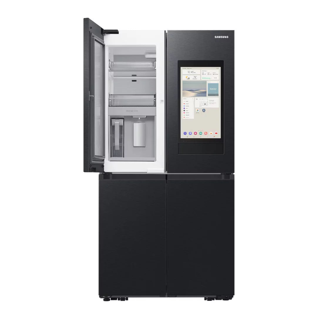 SAMSUNG REFRIGERATEUR FRENCH DOOR 4 PORTES 636 L ECRAN TACTIL FAMILY HUB - DISTRIBUTEUR D'EAU - RF65DG9H0EB1EF