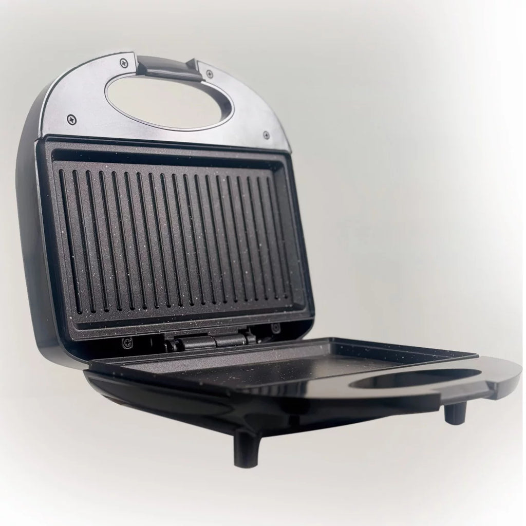 MIDEA APPAREIL A SANDWICH - GRILL INOX-CONTOUR NOIR - MC-JK2313I