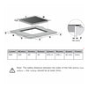 MIDEA TABLE DE CUISSON A INDUCTION 3 ZONES - INVERTER QUATRO - MC-IV10241B2CC-A