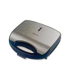 MIDEA APPAREIL A SANDWICH - GRILL INOX-CONTOUR NOIR - MC-JK2313I