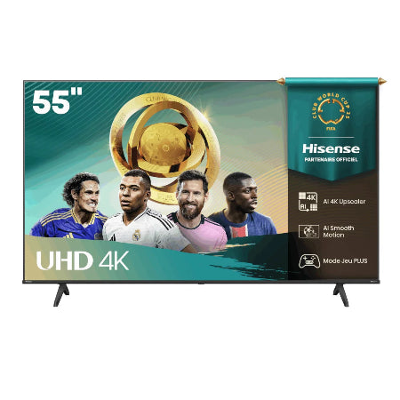 HISENSE TV LED 55'' CONNECTEE VIDAA 4K UHD - APPLE HOME - 55A6Q