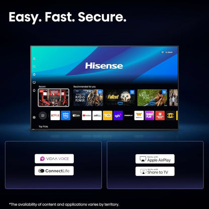 HISENSE TV CONNECTÉE 75" VIDAA ULED HI-QLED MINI-LED 144Hz- 75E8S