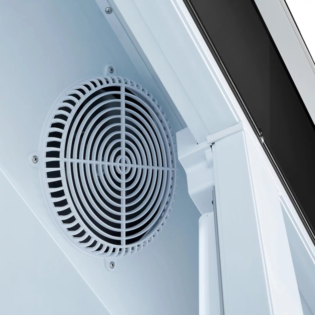 HISENSE REFROIDISSEUR VERTICAL DEUX PORTES 692 LT - VITRE-CONTOUR NOIR - FL-81WC