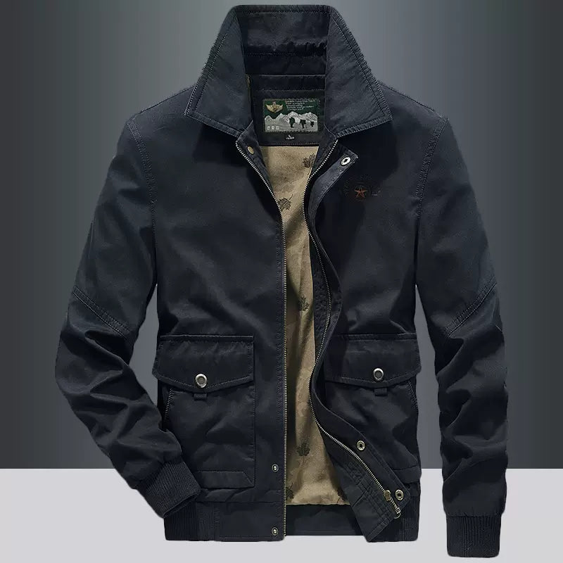 Importé - Jacket Epais Doublé Pur Coton Homme Slim Fit Manches Longues