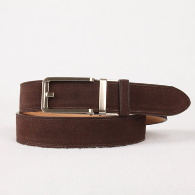 Importé - Ceinture Homme En Cuir de Daim Premium Boucle Automatique