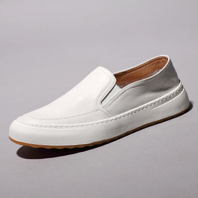 Importé - Chaussure Homme En Cuir Semelle Souple Sans Lacets