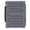 NASCO MACHINE A LAVER 12KG FRONT LOAD INVERTER GRIS FONCE 1600W - NASFL-JS12KG-S