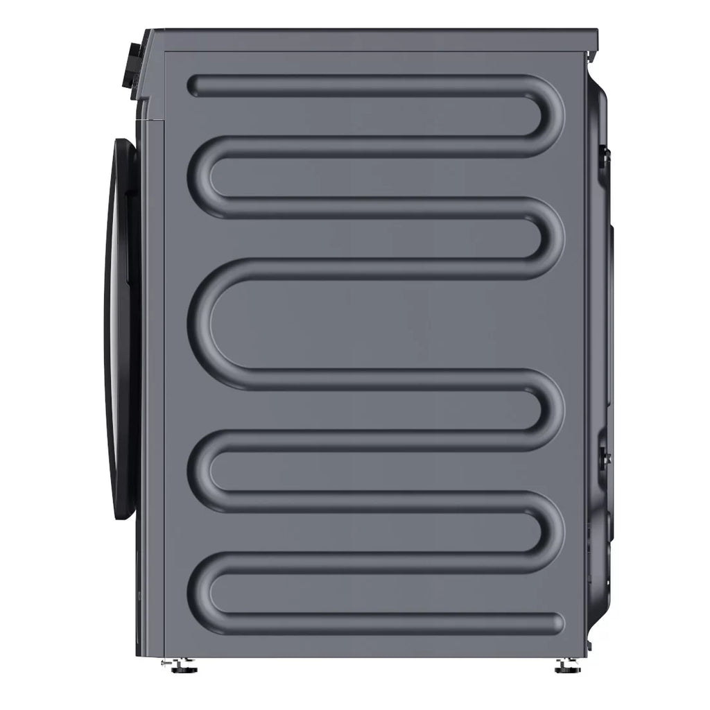 NASCO MACHINE A LAVER 12KG FRONT LOAD INVERTER GRIS FONCE 1600W - NASFL-JS12KG-S