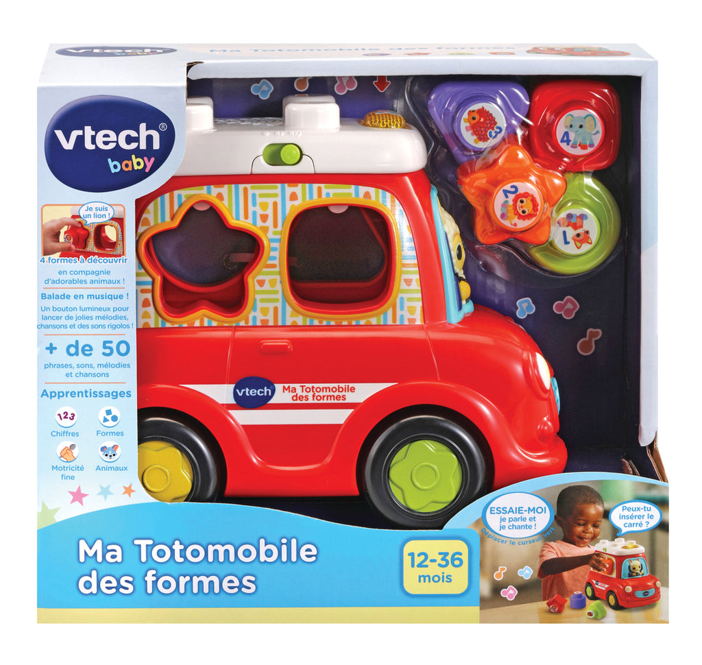 VTECH-MA TOTOMOBILE DES FORMES-12 A 36 MOIS