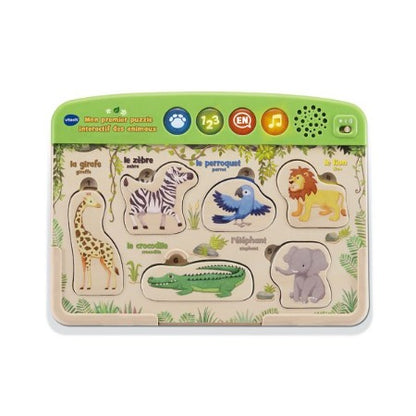 Vtech Mon Premier Puzzle Interactif Des Animaux 18-36mois