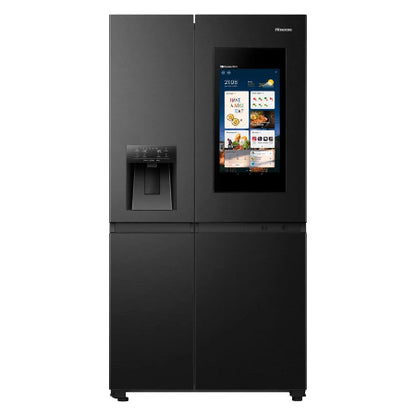 HISENSE REFRIGERATEUR AMERICAIN DEUX PORTES INVERTER 614LT DISTRIBUTEUR D'EAU ET DE GLACE - CONNECT LIFE - RS9P628GTF2