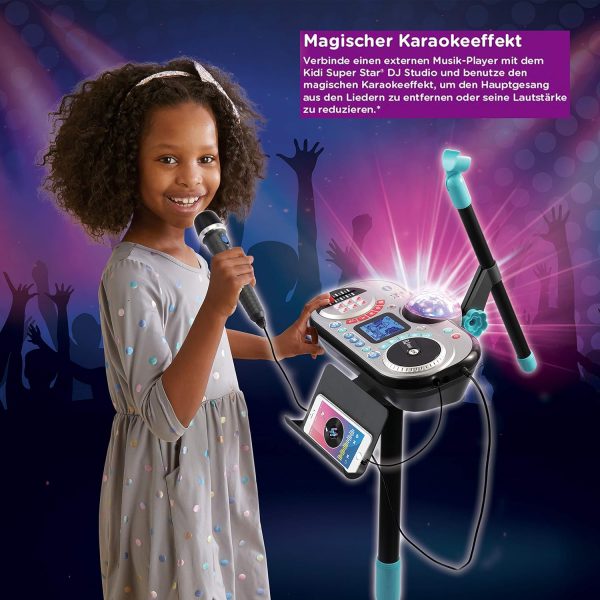 VTECH-KIDI SUPER STAR DJ STUDIO NOIR-9EN1+6ANS