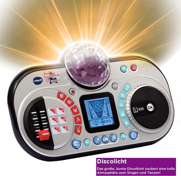 VTECH-KIDI SUPER STAR DJ STUDIO NOIR-9EN1+6ANS