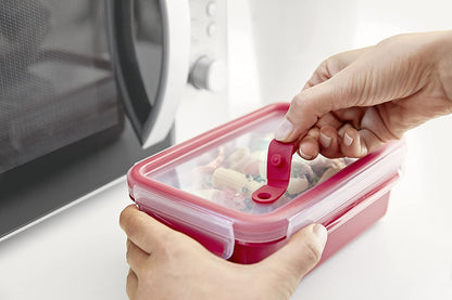 BOITE DE CONSERVATION TEFAL 1.2L COMPOSE RECTANGLE ROUGE
